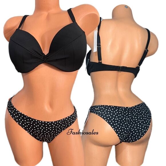 Victorias Secret Swim Twist Removable Push-Up Padding Bikini top & Bottom Set - Picture 4 of 5